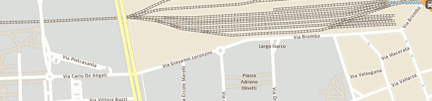 Mappa della impresa baxter spa a MILANO