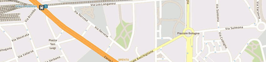 Mappa della impresa studio gazelle sas di paola setti e c a MILANO