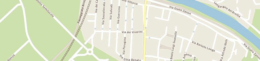 Mappa della impresa comune di padova decentramento e quartieri consigli di quartiere a PADOVA