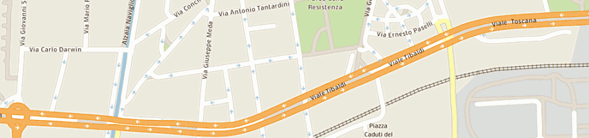 Mappa della impresa dsa doti servizi amministrativi srl a MILANO