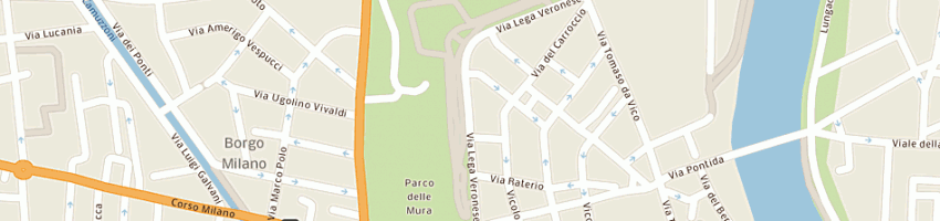 Mappa della impresa scuole pubbliche scuole materne comunali a VERONA