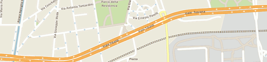 Mappa della impresa romanenghi roberto a MILANO