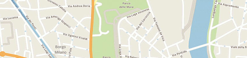 Mappa della impresa scuole pubbliche scuole materne comunali a VERONA