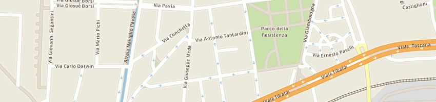 Mappa della impresa rohka di maria c restrepo a MILANO