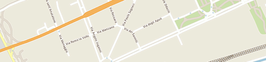 Mappa della impresa autofficina la valle snc a MILANO