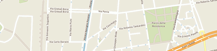 Mappa della impresa libreria santini luca ambrogio a MILANO