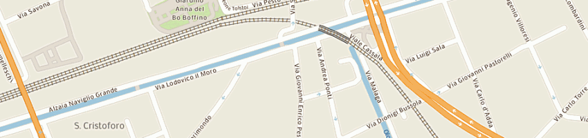 Mappa della impresa morgan di stentella marco a MILANO