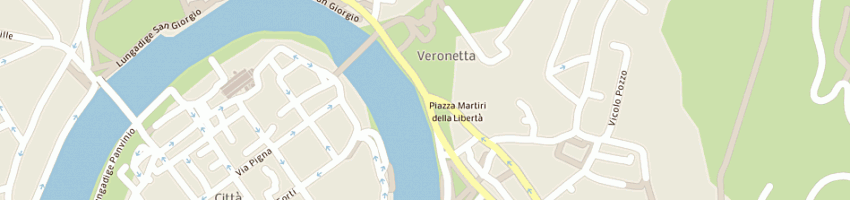 Mappa della impresa farmacia ponte pietra a VERONA