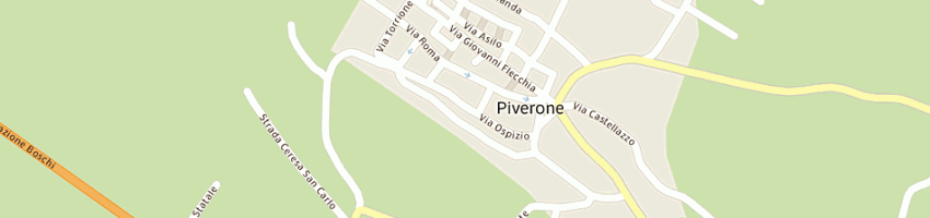 Mappa della impresa ospizio furno a PIVERONE