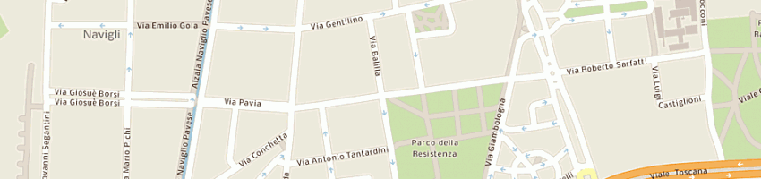 Mappa della impresa curro' giuseppe a MILANO