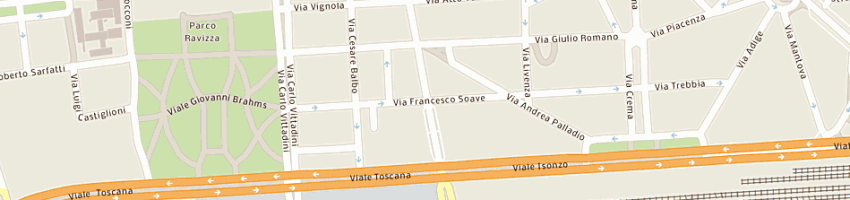 Mappa della impresa corbella daniela a MILANO