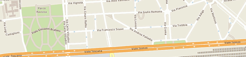 Mappa della impresa cazzola francesco srl a MILANO