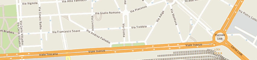 Mappa della impresa nova di gian luigi limetti e c(sas) a MILANO