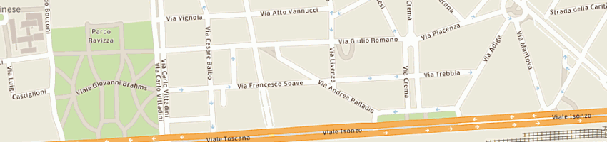Mappa della impresa hair mania sas di augusto milena giovanna nunziata e c a MILANO