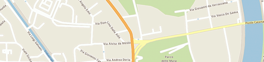 Mappa della impresa punto immobiliare borgo milano sas di palmerini umberto a VERONA
