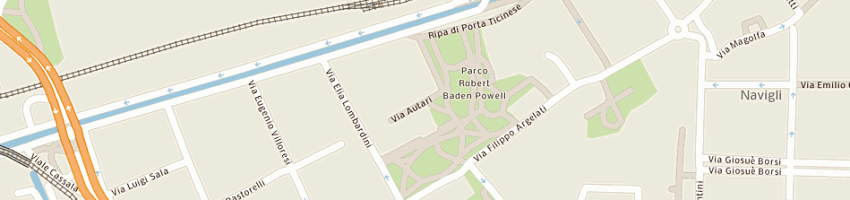 Mappa della impresa biagetti sas di abiagetti e c a MILANO