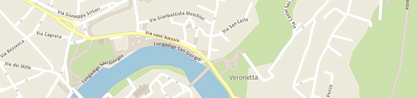 Mappa della impresa osteria la fontanina a VERONA