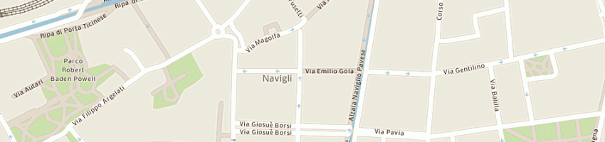 Mappa della impresa base di boggiani maria alessandra a MILANO