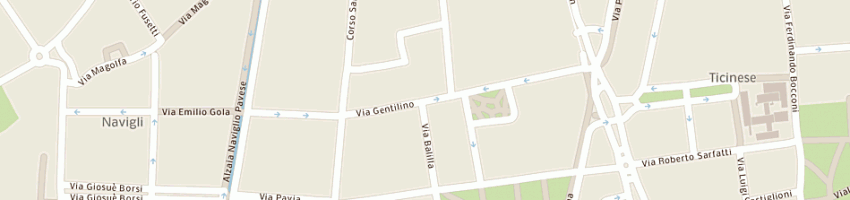 Mappa della impresa brovelli (srl) a MILANO