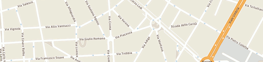 Mappa della impresa villa mauro a MILANO