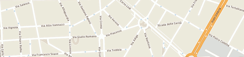Mappa della impresa tamburlini luca a MILANO