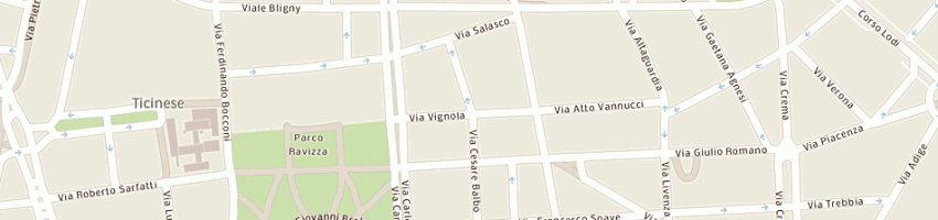 Mappa della impresa montibeller e c sas di maurizio montibeller a MILANO