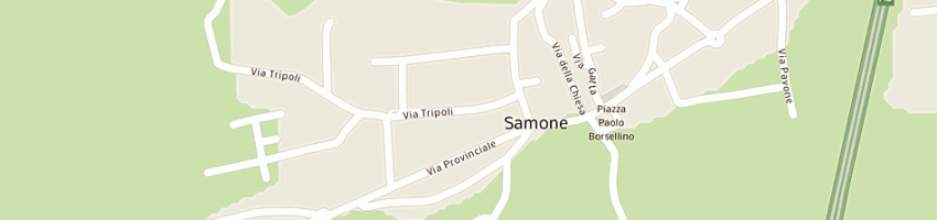 Mappa della impresa scuole elementari a SAMONE