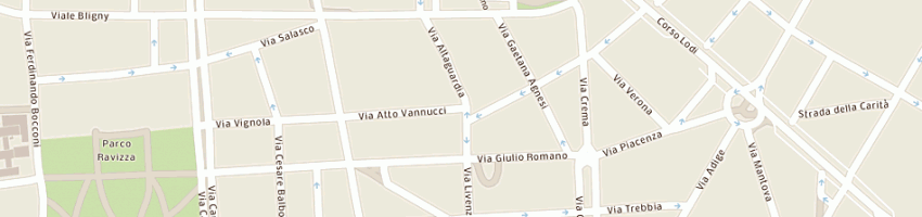 Mappa della impresa autofficina ragusa stefano a MILANO
