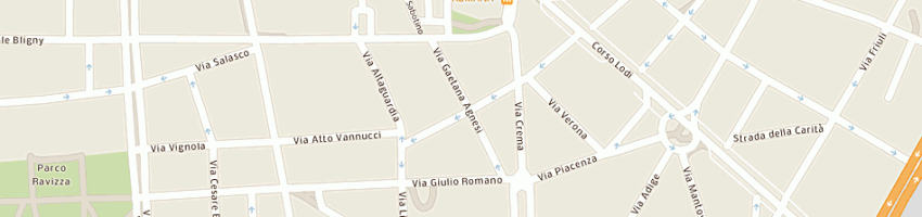 Mappa della impresa circolo arciragazzi isolachenonce' a MILANO