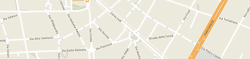Mappa della impresa corbella maria cristina a MILANO