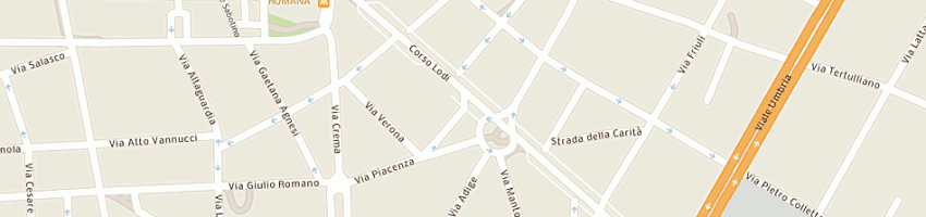 Mappa della impresa le mele di piazzolla saverio e c snc a MILANO