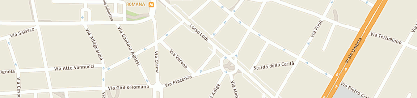 Mappa della impresa pagliuca francesco a MILANO