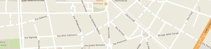 Mappa della impresa pizzochero franco a MILANO
