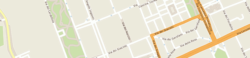 Mappa della impresa associazione narcisi 3 terza eta' a MILANO