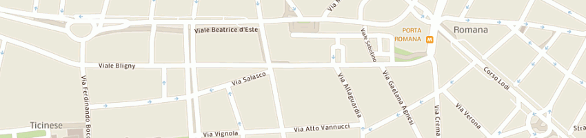 Mappa della impresa camillo luigi a MILANO
