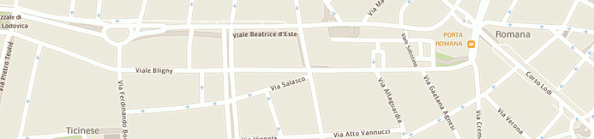 Mappa della impresa bar est di lepratto domenico fausto a MILANO