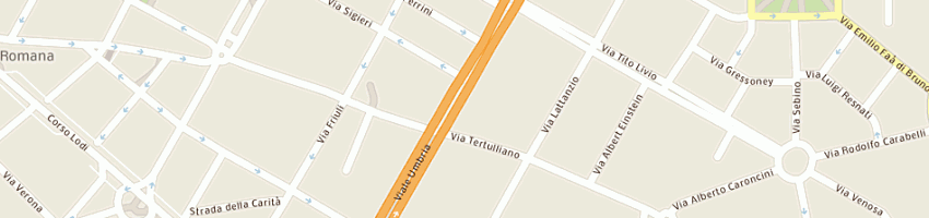 Mappa della impresa tipografia flli ferrari snc a MILANO