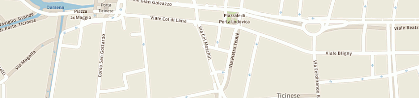 Mappa della impresa conz francesca a MILANO