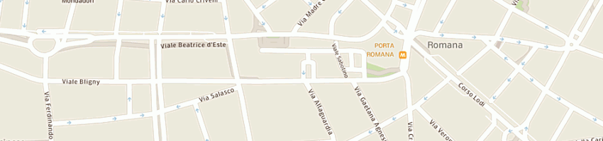 Mappa della impresa alba di liguori brunhilde e c sas a MILANO