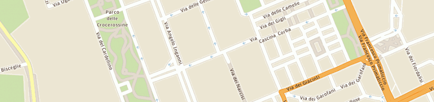 Mappa della impresa bagnaschi francesca a MILANO