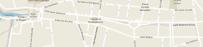 Mappa della impresa zappa pietro a MILANO