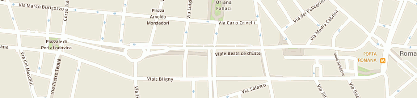 Mappa della impresa casa srl a MILANO