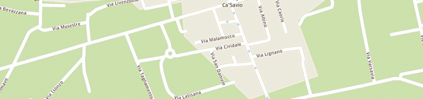 Mappa della impresa parrucchiere tibaldo e venice a CAVALLINO TREPORTI