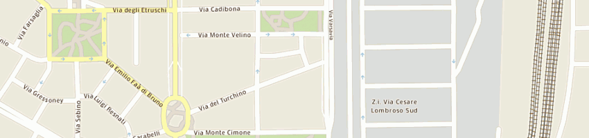 Mappa della impresa panificio san mino uno snc di metri roumani wafik fawzi a MILANO