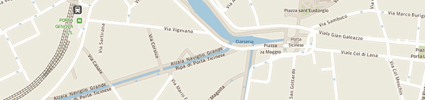 Mappa della impresa naviglio grande interno 4 di sebastiano monica a MILANO