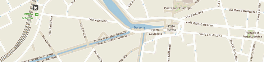 Mappa della impresa ap di avezzani pietro a MILANO