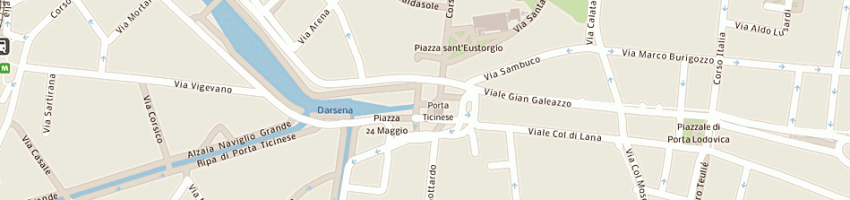 Mappa della impresa decamada srl a MILANO
