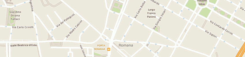 Mappa della impresa studio bassano sas di bassano giovanni e gervasoni ombretta e c a MILANO