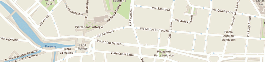 Mappa della impresa geam snc a MILANO