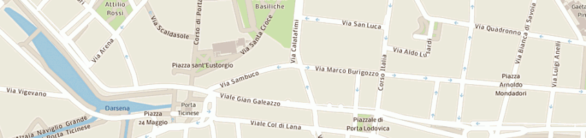 Mappa della impresa matley's sas di alfonso papa e c a MILANO